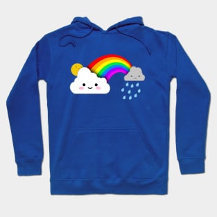 Super Cute Clouds and Rainbow Hoodie